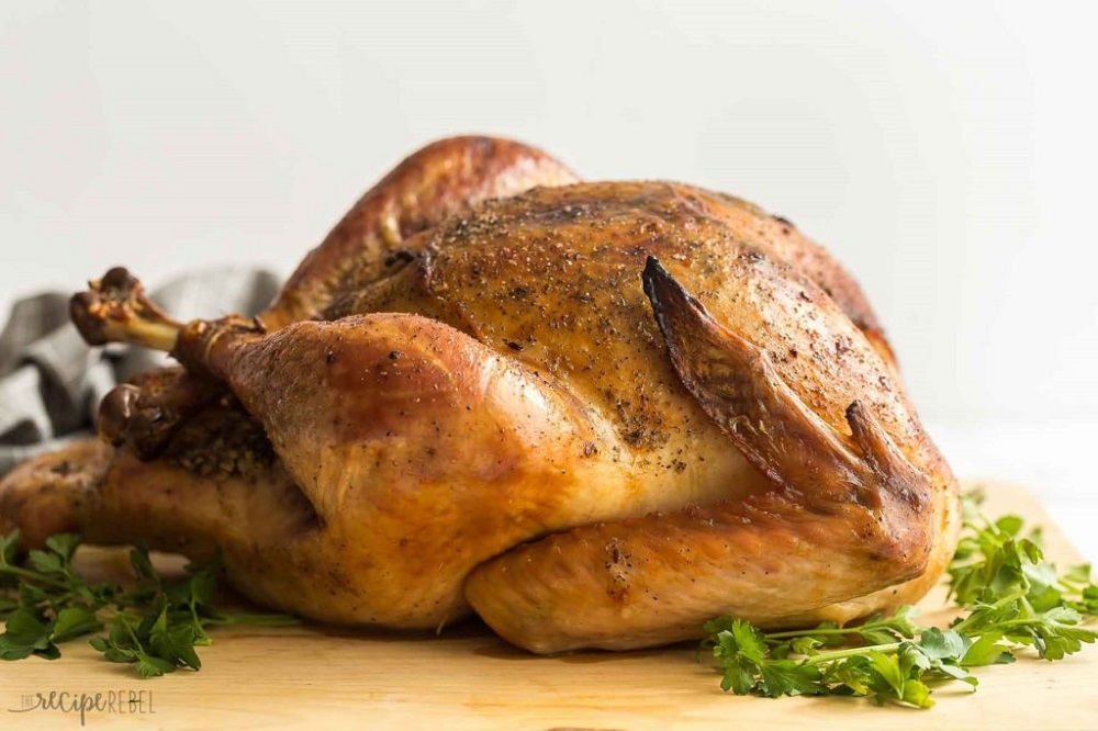 Recipe for Garlic Brown Sugar Dry Brined Turkey