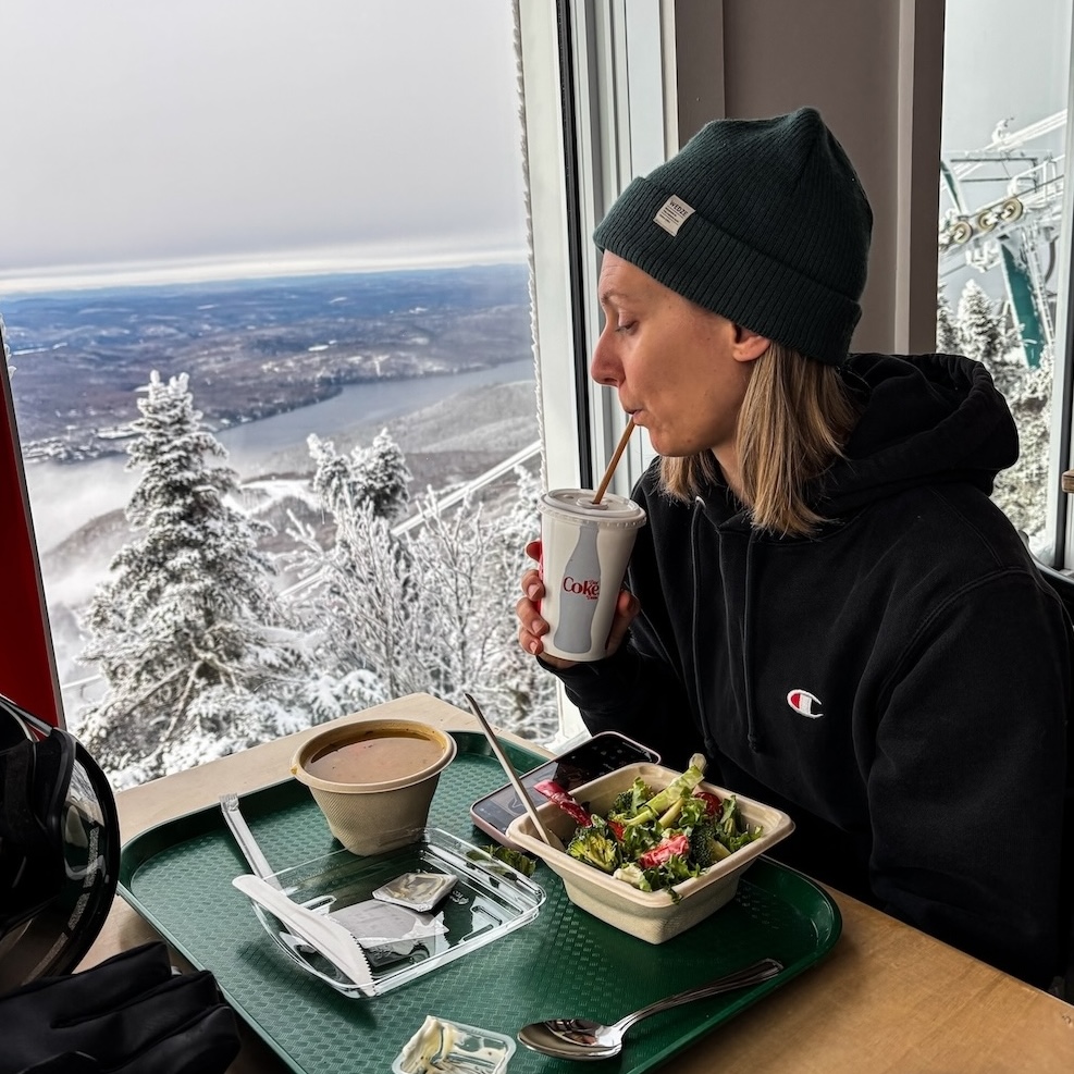 View from Le Grand Manitou in Mont Tremblant