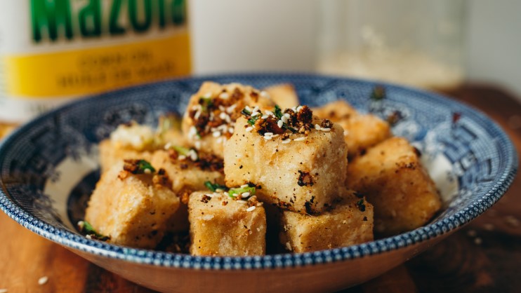 Recipe for Salt and Pepper Crispy Tofu by Mazola