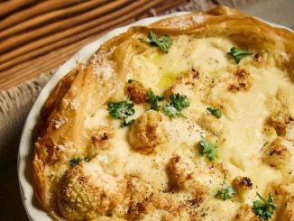 Recipe for Cauliflower Cheese Pie