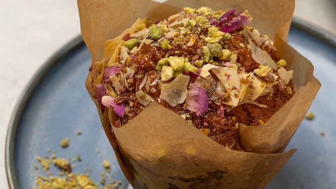 Recipe for Pistachio Baklawa Muffin