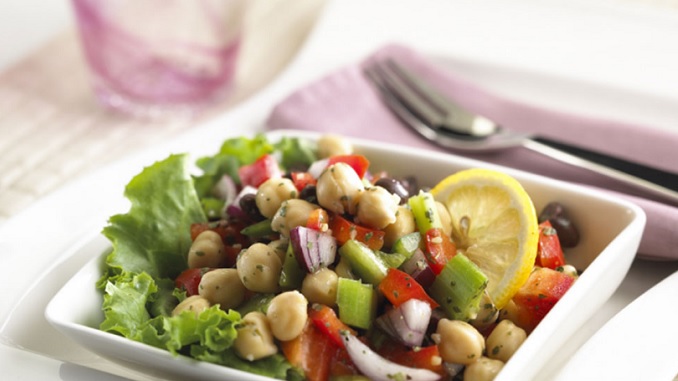 Recipe for Lemon Pepper Chickpea Salad