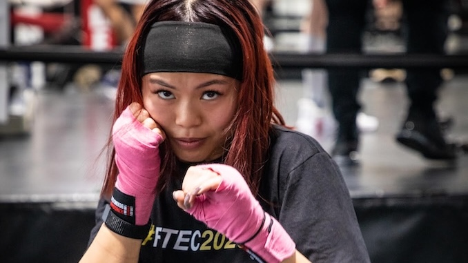 Justine Ly Ringside event at Kingsway Boxing