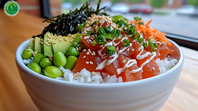 Recipe for Salmon Rice Bowl