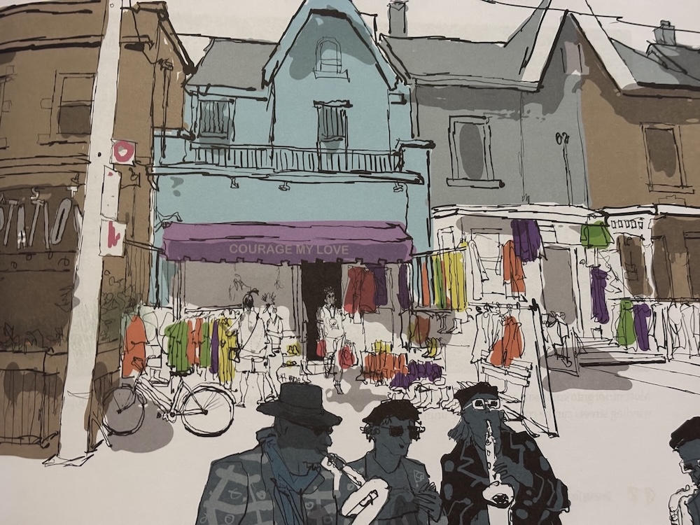 Page for the book Toronto: A Sketchy History