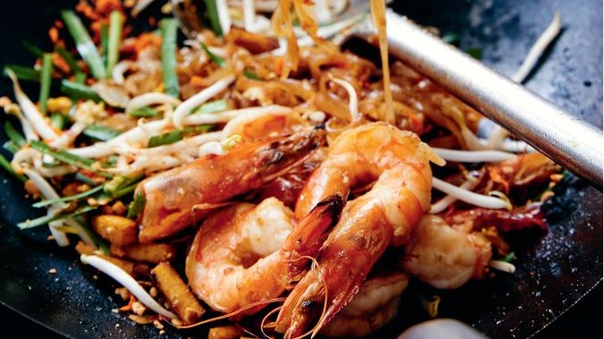 Recipe for Pad Thai in Tamarind and Palm Sugar Sauce