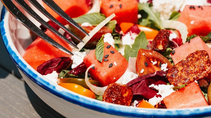 Recipe for Watermelon & Feta Cheese Salad