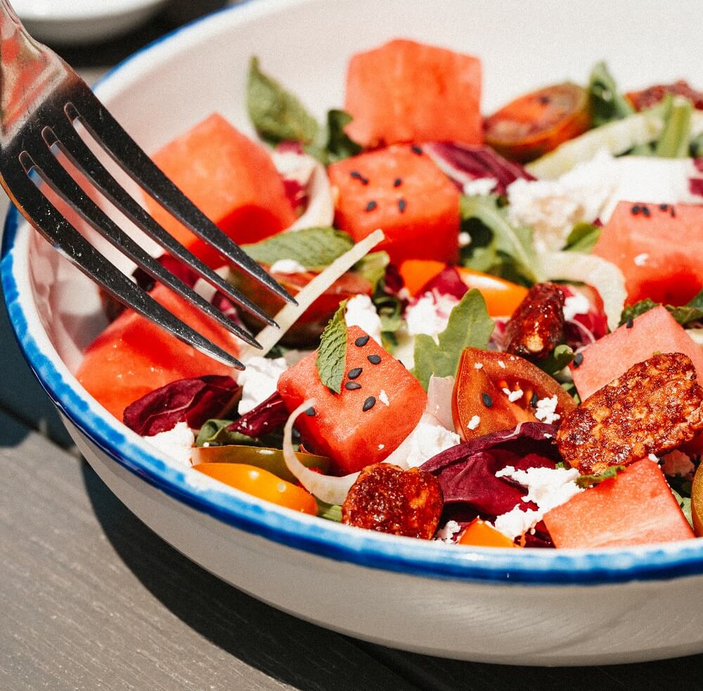 Recipe for Watermelon & Feta Cheese Salad