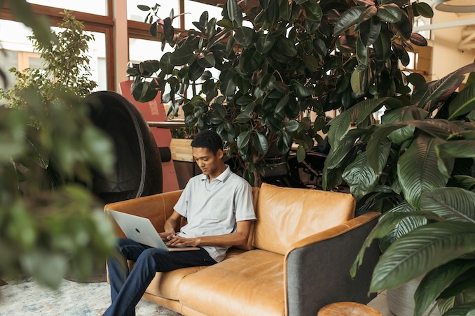 man on laptop