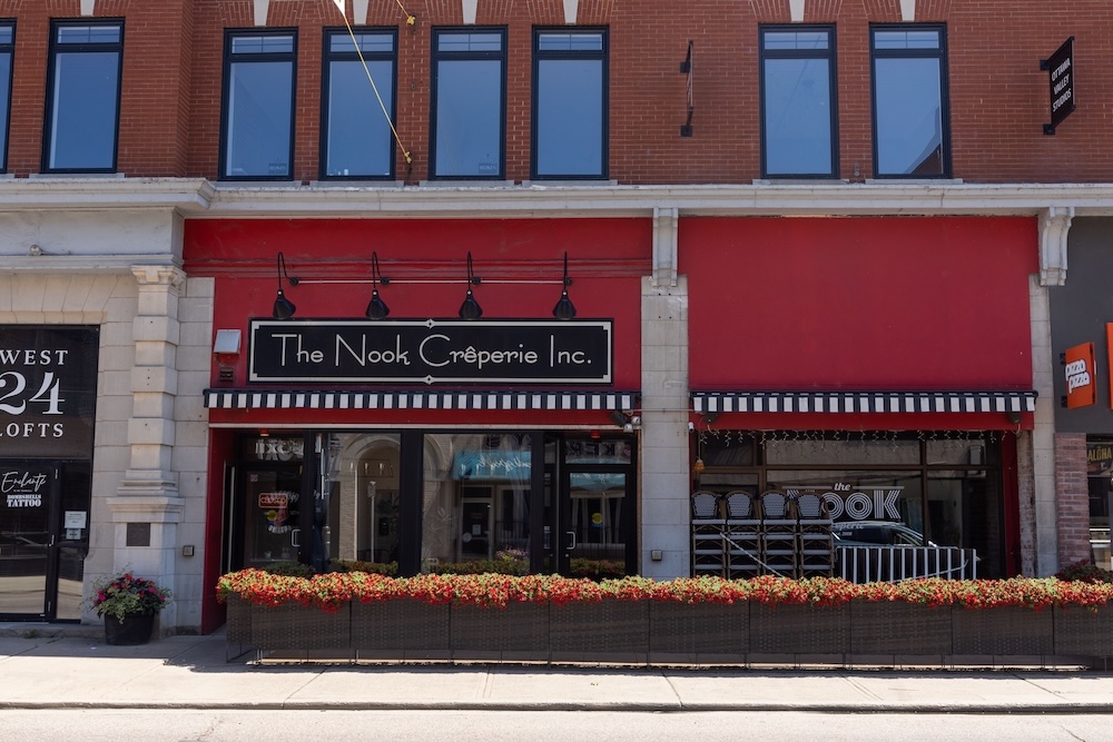 The Nook Creperie in Pembroke Ontario