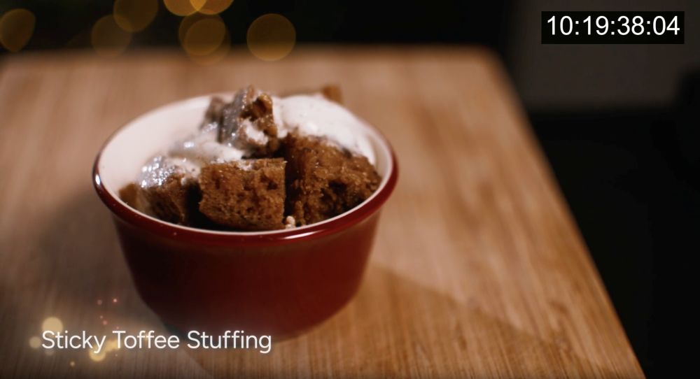 Recipe for Holiday Sticky Toffee Stuffing Pudding