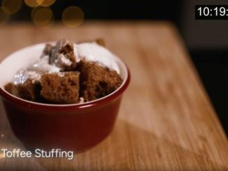 Recipe for Holiday Sticky Toffee Stuffing Pudding