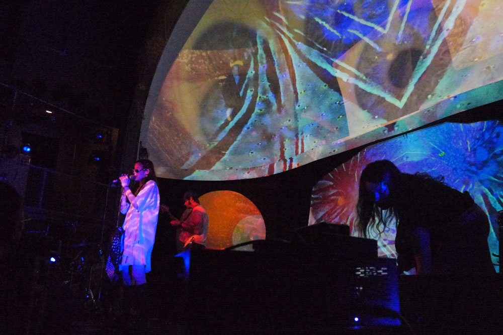 Water From Your Eyes perform at Project Nowhere music festival