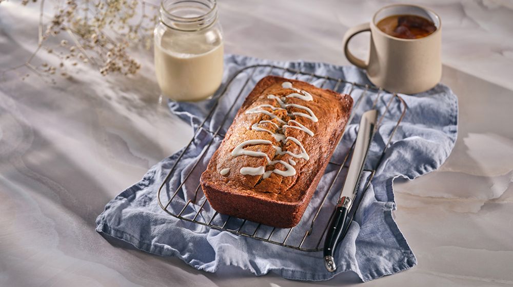 Recipe for Eggnog Banana Bread