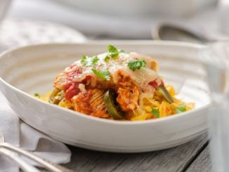 Recipe for Spicy Chicken Enchilada Spaghetti Squash