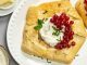 Recipe for Brie Galette with Chili Cream