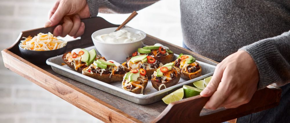 Recipe for Mexican Potato Skins