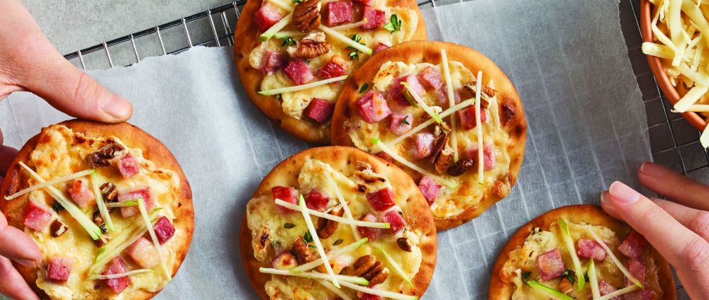 Recipe for Pizzettas with Apple