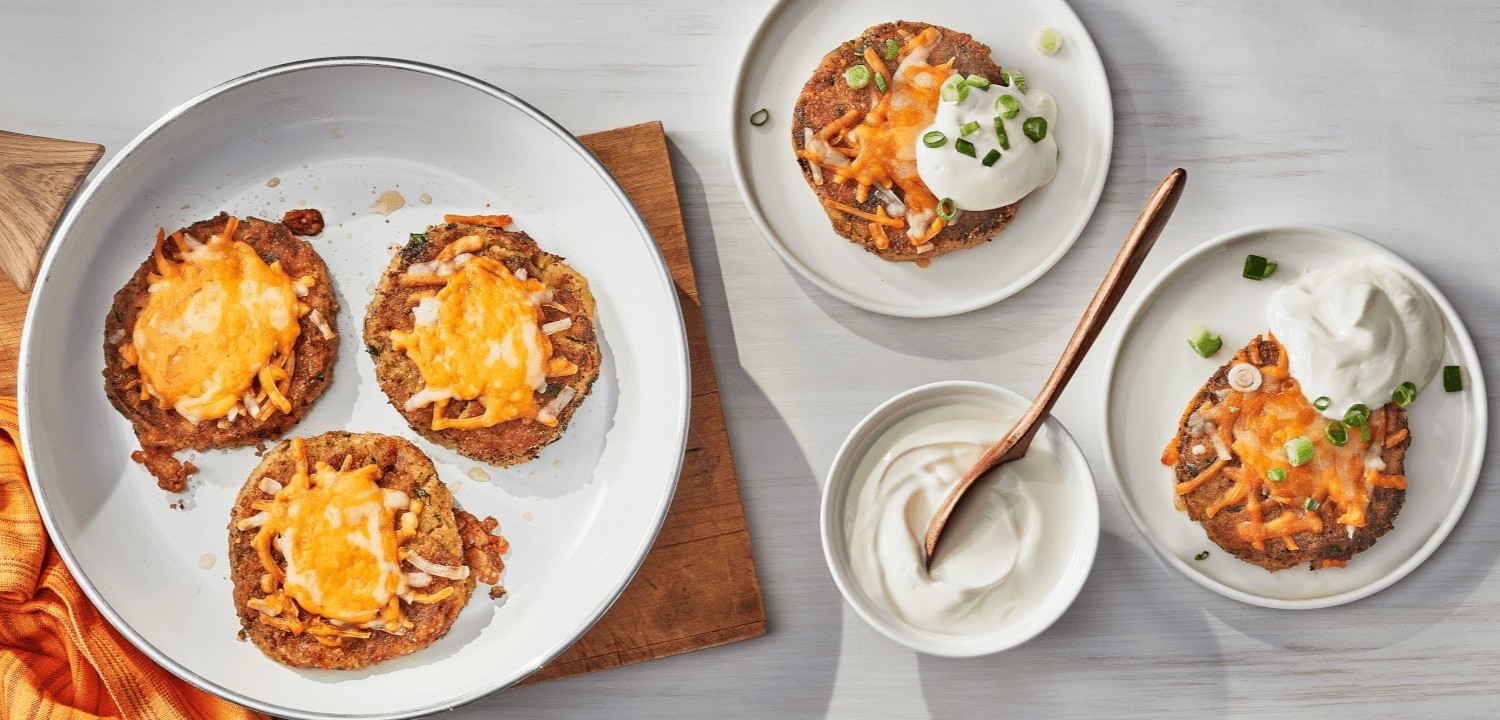 Recipe for Potato, Broccoli, and Cheddar Patties