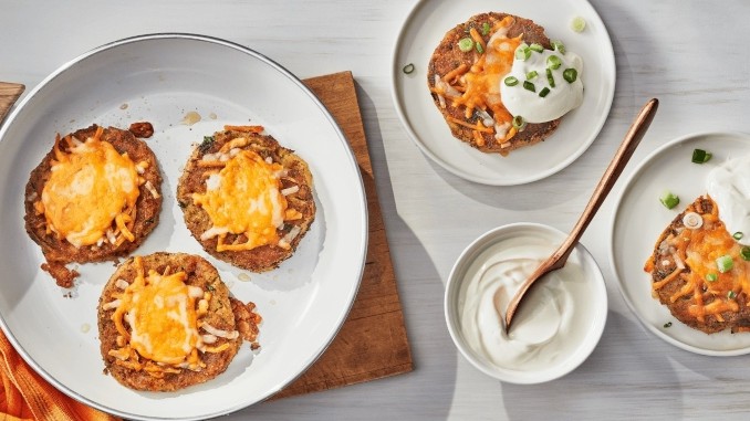 Recipe for Potato, Broccoli, and Cheddar Patties